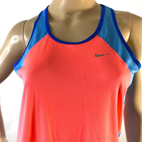 Nike Dri Fit Tank Top Athletic Mesh Shirt Active - Picture 1 of 11